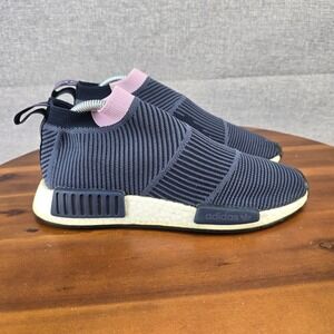 Adidas NMD CS1 Primeknit Legend Ink Clear Lilac Womens Sneakers B37657 Size 8